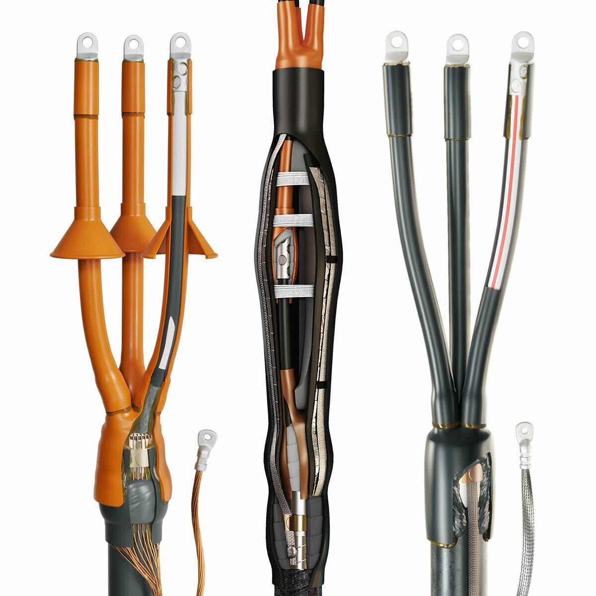 Муфта кабельная 3ПСттнгБ-LS 10-300 Р